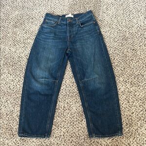 VGUC Madewell Darted Barrel Jean. Size 24 Petite